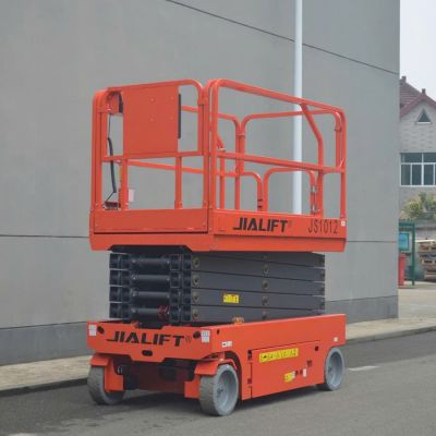 Xe NÂNG NGƯỜI CẮT KÉO NÂNG CAO 6 - 14 MÉT Model: JS0607, JS0812, JS1012, JS1212, JS1414